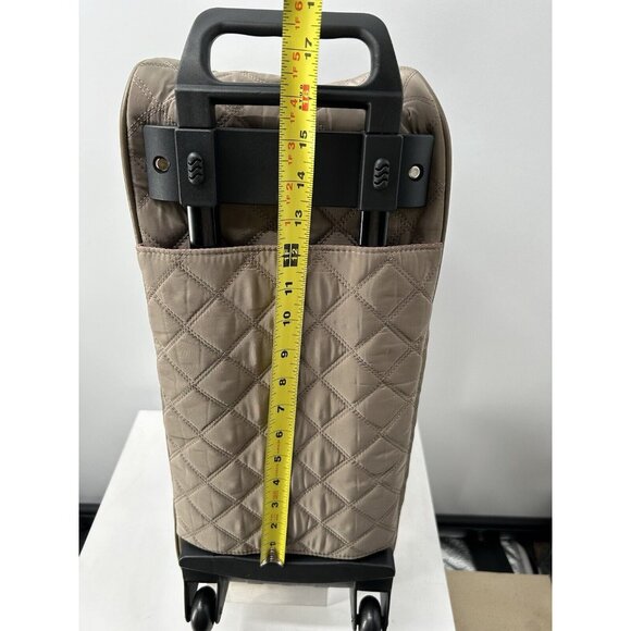 ADRIENNE VITTADINI ROLLING DUFFLEL Bag Color “Taupe” NWT Msrp $385 - Picture 8 of 13